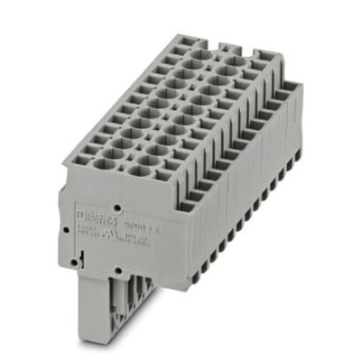 Phoenix Contact 13 Way Pluggable Terminal Block, Plug, Spring Cage Termination
