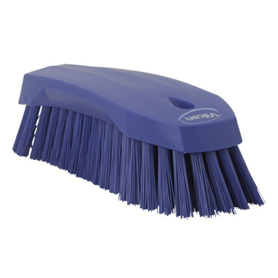 Vikan Purple 36mm Polyester Hard Scrubbing Brush for Multipurpose Cleaning