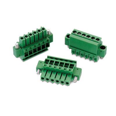 Wurth Elektronik 3.5mm Pitch 12 Way Horizontal Pluggable Terminal Block, Plug, Cable Mount, Screw Termination