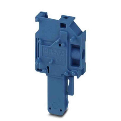6.2mm Pitch 1 Way Pluggable Terminal Block, Plug, DIN Rail, Screw Termination