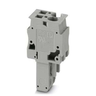 Phoenix Contact 6.2mm Pitch Pluggable Terminal Block, Plug, DIN Rail, Spring Cage Termination