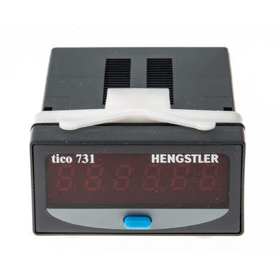 Hengstler TICO 731, 6 Digit, LED, Counter, 7.5kHz, 12 → 24 V dc