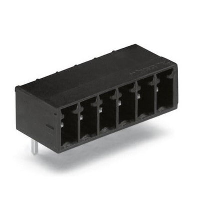 Wago 3.5mm Pitch 4 Way Pluggable Terminal Block, Header