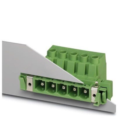Phoenix Contact 10.16mm Pitch 2 Way Pluggable Terminal Block, Feed Through Plug, Cable Mount, Panel Mount, Screw