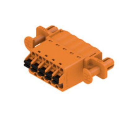 Weidmuller 5.08mm Pitch 5 Way Pluggable Terminal Block, Header, PCB Mount