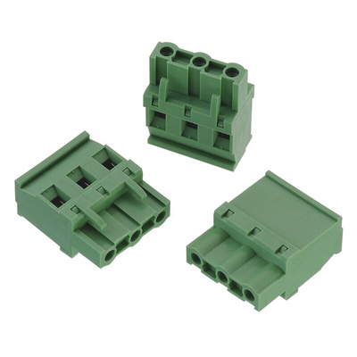 Wurth Elektronik 7.62mm Pitch 6 Way Pluggable Terminal Block, Plug, Cable Mount, Screw Termination