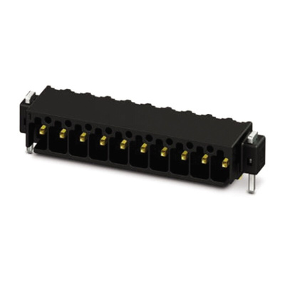 Phoenix Contact 2.54mm Pitch 2 Way Right Angle Pluggable Terminal Block, Header, Through Hole, Solder Termination