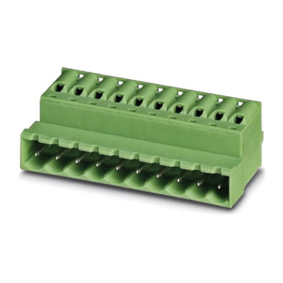 Phoenix Contact 5mm Pitch 8 Way Pluggable Terminal Block, Inverted Plug, Cable Mount, Spring Cage Termination