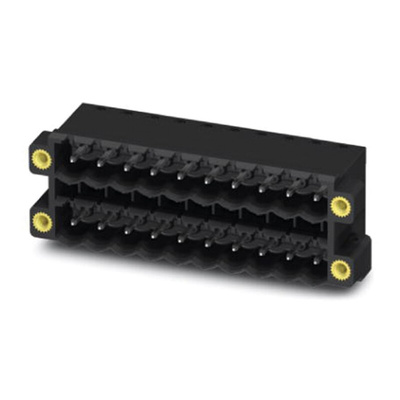 Phoenix Contact 5.0mm Pitch 11 Way Right Angle Pluggable Terminal Block, Header, Through Hole, Solder Termination