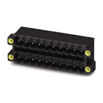 Phoenix Contact 5.08mm Pitch 4 Way Right Angle Pluggable Terminal Block, Header, Through Hole, Solder Termination