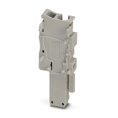 Phoenix Contact 1 Way Pluggable Terminal Block, Plug, Free Hanging (In Line), Screwless Termination