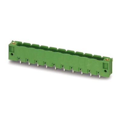 Phoenix Contact 7.62mm Pitch 7 Way Pluggable Terminal Block, Header, Through Hole, Solder Termination