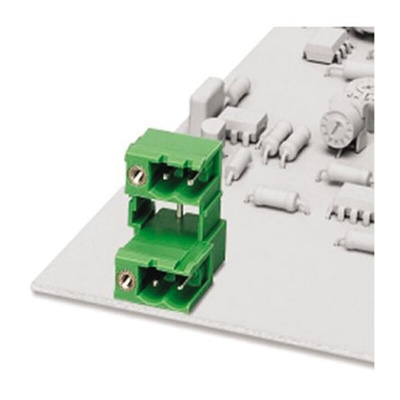 Phoenix Contact 5.08mm Pitch 14 Way Pluggable Terminal Block, Header, Solder Termination