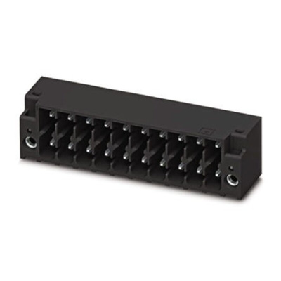Phoenix Contact 3.81mm Pitch 18 Way Right Angle Pluggable Terminal Block, Header, Through Hole, Solder Termination