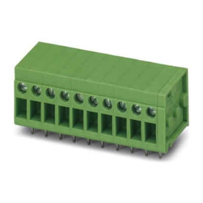 Phoenix Contact 5mm Pitch 8 Way Pluggable Terminal Block, Plug, Screw Termination