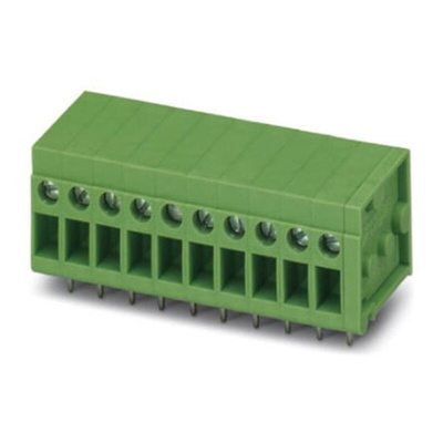 Phoenix Contact 9 Way Pluggable Terminal Block, Plug, Solder Termination