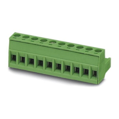 Phoenix Contact 5.08mm Pitch 22 Way Pluggable Terminal Block, Plug, Screw Termination