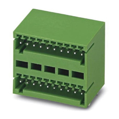 Phoenix Contact 3.81mm Pitch 13 Way Pluggable Terminal Block, Inverted Header, Through Hole, Solder Termination