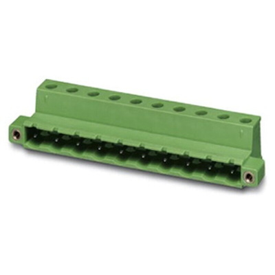 Phoenix Contact 7.62mm Pitch 5 Way Pluggable Terminal Block, Inverted Plug, Cable Mount, Screw Termination