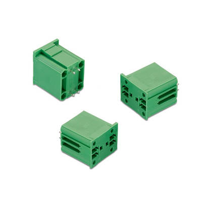 Wurth Elektronik 3.81mm Pitch 4 Way Pluggable Terminal Block, Header, PCB Mount, Solder Termination