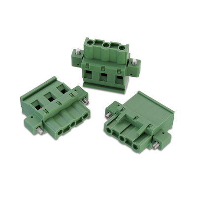 Wurth Elektronik 7.62mm Pitch 12 Way Horizontal Pluggable Terminal Block, Plug, Cable Mount, Solder Termination