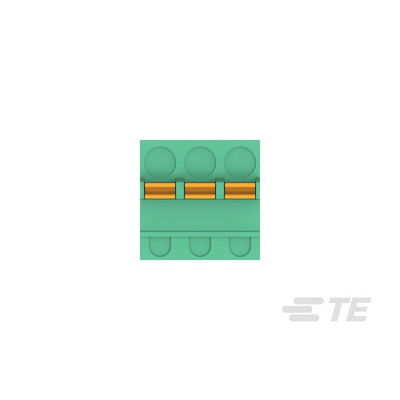 TE Connectivity 5mm Pitch 6 Way Vertical Pluggable Terminal Block, Plug, Spring Termination