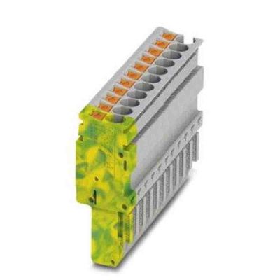 Phoenix Contact Pluggable Terminal Block, Plug, Plug-In, Push In Termination