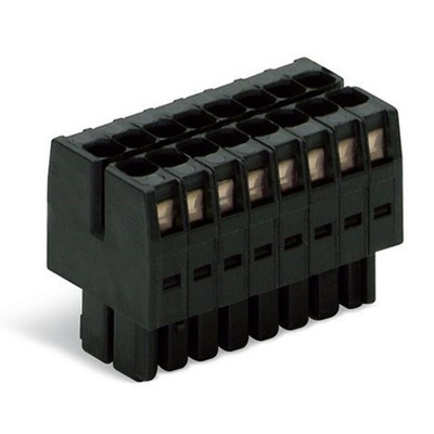 Wago 3.5mm Pitch 12 Way Pluggable Terminal Block, Plug
