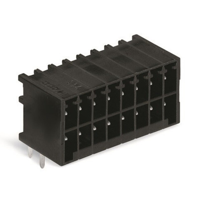 Wago 3.5mm Pitch 8 Way Pluggable Terminal Block, Header