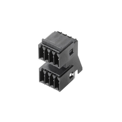 Weidmuller 3.5mm Pitch 8 Way Pluggable Terminal Block, Header, PCB Mount