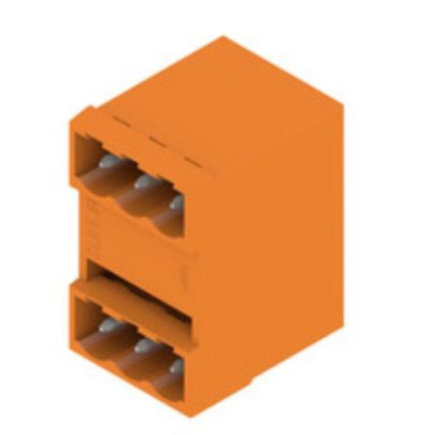 Weidmuller 5.08mm Pitch 6 Way Pluggable Terminal Block, Header, PCB Mount