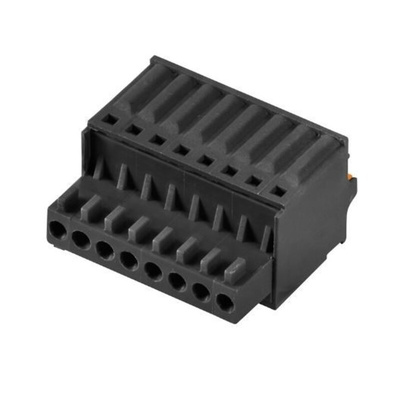 Weidmuller 2.5mm Pitch 2 Way Pluggable Terminal Block, Plug, PCB