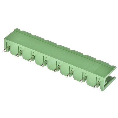 Wurth Elektronik 7.62mm Pitch 8 Way Pluggable Terminal Block, Header, Through Hole, Solder Termination