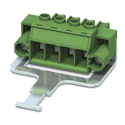 Phoenix Contact 7.62mm Pitch 7 Way Pluggable Terminal Block, Plug, Screw Termination
