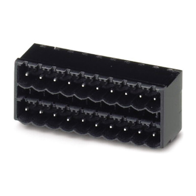 Phoenix Contact 5.0mm Pitch 4 Way Right Angle Pluggable Terminal Block, Header, Through Hole, Solder Termination