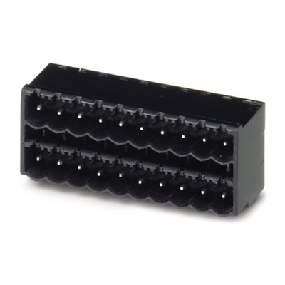 Phoenix Contact 5.08mm Pitch 3 Way Right Angle Pluggable Terminal Block, Header, Through Hole, Solder Termination