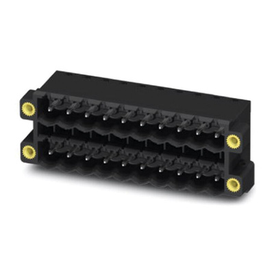 Phoenix Contact 5.08mm Pitch 12 Way Right Angle Pluggable Terminal Block, Header, Through Hole, Solder Termination