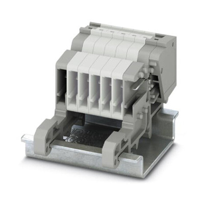 Phoenix Contact Pluggable Terminal Block, Receptacle, Push In Termination
