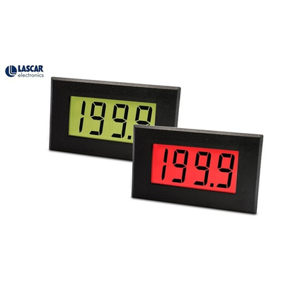 Lascar DPM Series Digital Ammeter DC, LCD Display 3.5-Digits ±0.1 %
