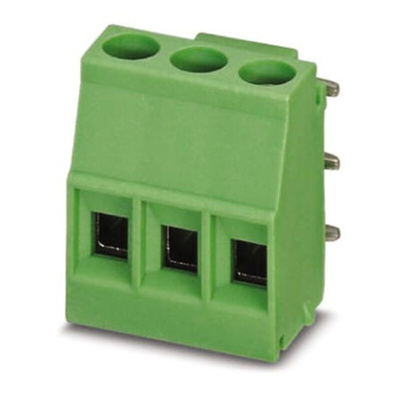Phoenix Contact 7.62mm Pitch 2 Way Pluggable Terminal Block, Header, Through Hole, Solder Termination