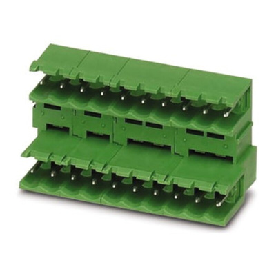 Phoenix Contact 5.0mm Pitch 12 Way Pluggable Terminal Block, Header, Solder Termination