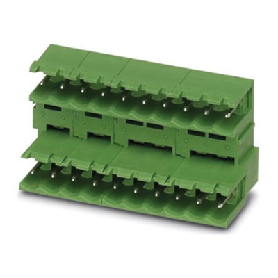 Phoenix Contact 5.0mm Pitch 9 Way Pluggable Terminal Block, Header, Solder Termination