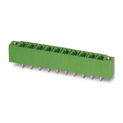 Phoenix Contact 5.08mm Pitch 10 Way Pluggable Terminal Block, Header, Solder Termination