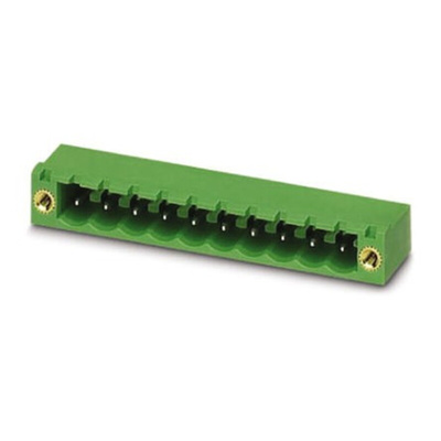 Phoenix Contact 5.08mm Pitch 13 Way Pluggable Terminal Block, Header, Solder Termination