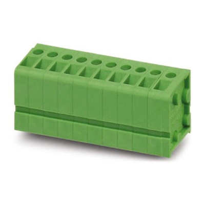 Phoenix Contact 5mm Pitch 7 Way Pluggable Terminal Block, Plug, Spring Cage Termination