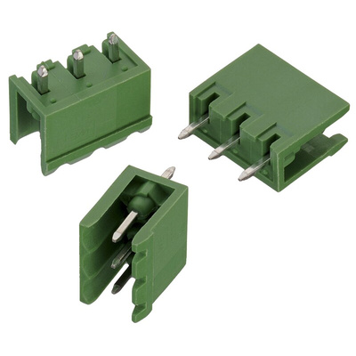 Wurth Elektronik 5.0mm Pitch 6 Way Pluggable Terminal Block, Header, Through Hole, Solder Termination