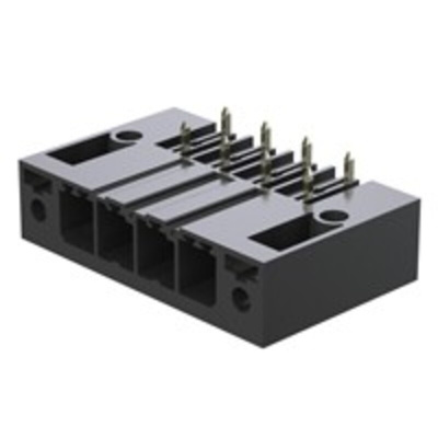 Weidmuller 7.62mm Pitch 6 Way Right Angle Pluggable Terminal Block, Header, Through Hole, Solder Termination