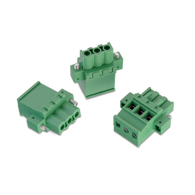 Wurth Elektronik 5mm Pitch 5 Way Horizontal Pluggable Terminal Block, Plug, Cable Mount, Solder Termination