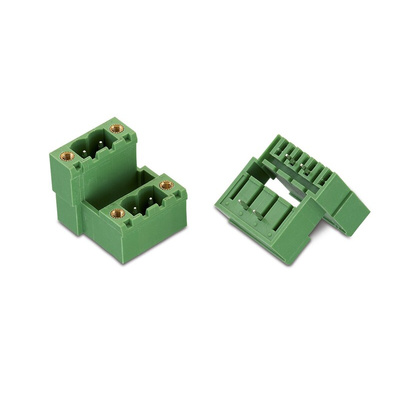 Wurth Elektronik 5.08mm Pitch 4 Way Pluggable Terminal Block, Header, PCB Mount, Solder Termination