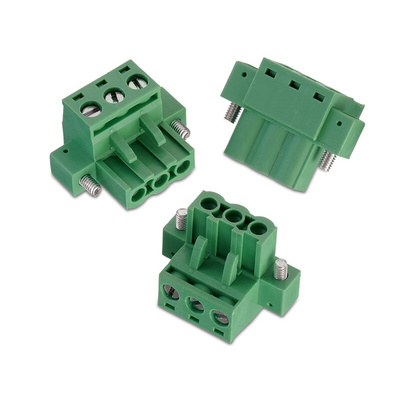 Wurth Elektronik 5mm Pitch 8 Way Vertical Pluggable Terminal Block, Plug, Cable Mount, Solder Termination